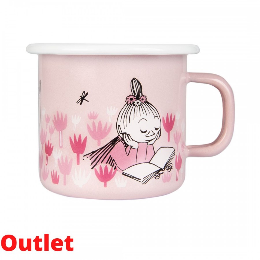 Moomin Кружка эмалированная Девушка в саду, 250 мл (ТОВАР ИЗ АУТЛЕТА)